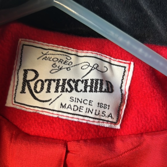 VTG Rothschild Winter Wool Velvet Dress Coat Toddler 3T Dressy Holiday - Picture 7 of 9